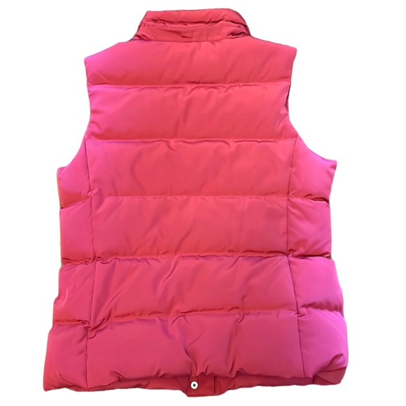 Talbots size XL berry pink full zip & snap Down insulated sleeveless puffer vest - Picture 2 of 16